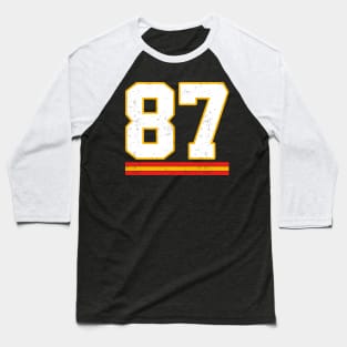 Number 87 Kansas City - Travis Kelce Baseball T-Shirt